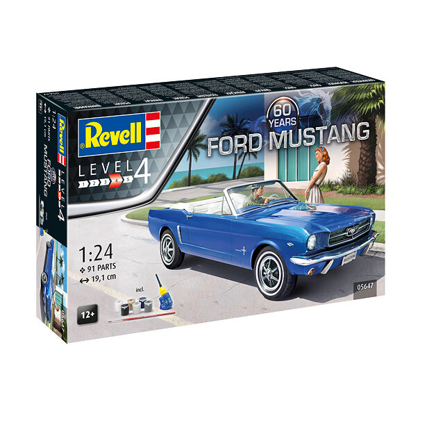 Revell Gift-Set auto 05647 - 60th Anniversary Ford Mustang (1:24)