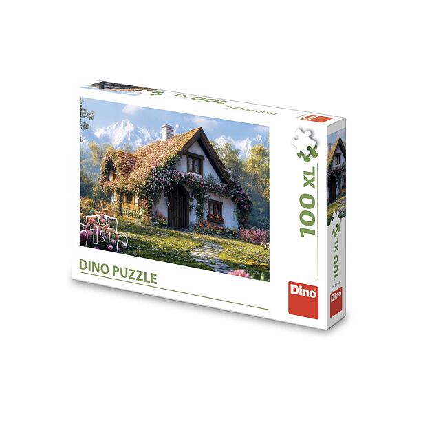 Dino Chata v údolí Puzzle 100 XL dílků