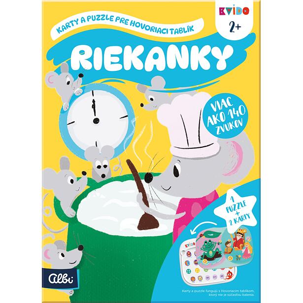 Albi Kvído - Riekanky - karty a puzzle pre Hovoriaci tablík SK