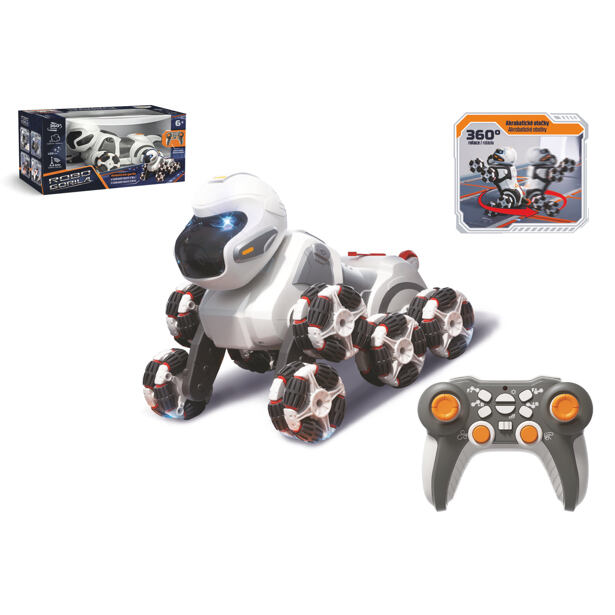 Robo Gorila RC vypouštějící páru 24cm 2,4GHz