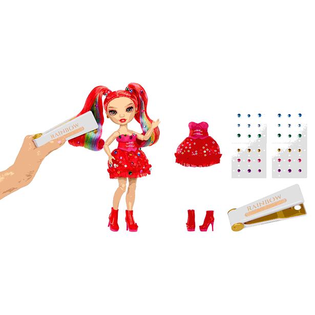 Rainbow High Be Dazzling Fashion panenka - Vivienne Rouge (Red)