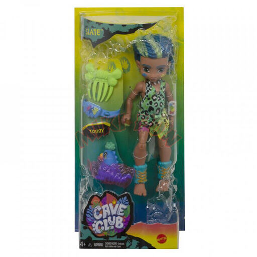 Mattel Cave Club Panenka s Dino zvířátkem - Slate