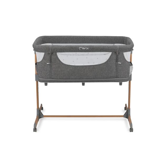 MoMi Postýlka SMART BED 4v1 šedá