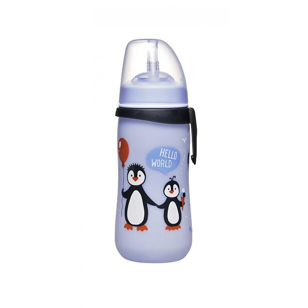 NIP Láhev Straw cup, 330 ml, kluk, s brčkem
