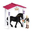 Schleich Stáj s koněm klubová, Tori + Princess