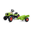 FALK Šlapací traktor Claas Arion s vlečkou
