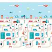 Asalvo Hrací podložka Play Mat XXL 200*180cm