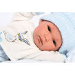 Llorens M635-55 obleček pro panenku miminko NEW BORN velikosti 35-36 cm