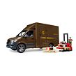 Bruder Mercedes Benz Sprinter - přepravní služba UPS + figurka