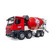 Bruder Mercedes Benz Arocs - domíchávač, červený