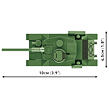 Cobi II WW Tank T-34/85, 1:72