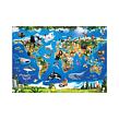 Dino Mapa zvířat 100 dílků XL Puzzle