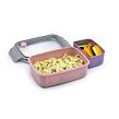 Bento Box krabička na svačinu 880 ml - růžová