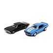 Jada Rychle a zběsile Twin Pack Chevrolet Camaro 1969 a Dodge Charge Wide Body 1968, 1:32