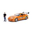 Jada Rychle a zběsile auto 1995 Toyota Supra 1:24 a figurka Brian O’Conner