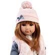 Llorens 53555 NICOLE realistická panenka s měkkým látkovým tělem 35 cm