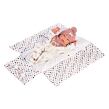 Llorens M738-88 Obleček pro panenku miminko NEW BORN velikosti 40–42 cm s doplňky