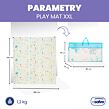 Asalvo Hrací podložka PLAY MAT XXL 200*180cm Animals-city