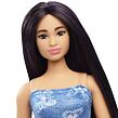 Mattel Barbie Modelka - modré šaty s motýlky