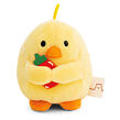 NICI Plyš MyMochi Kuře Tschieps 8 cm v kostýmu kuřecí stehýnko a chilli omáčka
