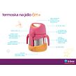 b.box Termoska na jídlo 335 ml - růžová/oranžová