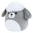 SQUISHMALLOWS Šedobílý ovčácký pes - Arnold, 13 cm