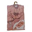 Llorens M738-18 Obleček pro panenku miminko NEW BORN velikosti 40-42 cm s doplňky
