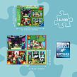 Ravensburger Minecraft Puzzle 4x100 dílků