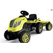 Smoby Šlapací traktor Farmer XL zelený s vozíkem