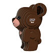 EUGY Medvěd grizzly 3D kartonová skládačka