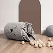 Sipo Koš na hračky Premium Bouclé se šňůrkou / 43 l, Bear (Grey)