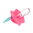 CANPOL BABIES B - Set symetrických silikonových dudlíků 6-18m NEON LOVE růžový