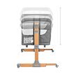 MoMi Postýlka SMART BED 4v1 šedá