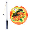 Lampion Halloween kulatý - veselé dýně 25 cm