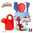 Smoby Kyblíček Spidey s konvičkou a příslušenstvím, střední