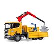 Bruder Nákladní auto SCANIA Super 560R - valník, hydraulická ruka
