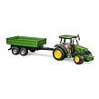 Bruder Traktor JOHN DEERE 5115M + sklápěcí vůz