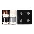 PANTONE Macchiato hrnek set 4ks - Warm Gray, Cool Gray, Brown, Black