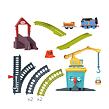 Fisher Price Vláčkový set s jeřábem a motorovou mašinkou