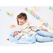 Llorens 73807 NEW BORN CHLAPEČEK - realistická panenka miminko s celovinylovým tělem - 40 cm