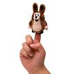 Moravská ústředna Zajíc 10cm prstový maňásek (Krtek)