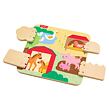 Fisher Price Dřevěná hra na schovávanou zvířátka