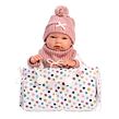 Llorens M738-88 Obleček pro panenku miminko NEW BORN velikosti 40–42 cm s doplňky