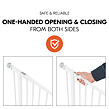 Hauck Zábrana Open N Stop 2 Set 75-80 cm+ nástavec 9 cm White