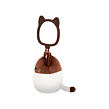 SQUISHMALLOWS Klíčenka Tmavě hnědá kočka - Glaudini