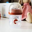 Kidnort Kojenecká lahvička Blabaer 125ml hnědá 0-3m