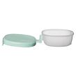 b.box Sada krabiček Snack tubs 3ks - zelená
