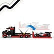 LEGO® City 60493 Výstavní náklaďák F1® se závodním autem Audi F1®