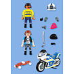 Playmobil Pronásledování na motorce