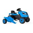 Smoby Šlapací  trakor Farmer XL modrý s vozíkem